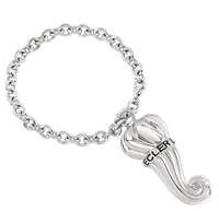 Portachiavi Chantecler Corni in Argento 44059 - 44059